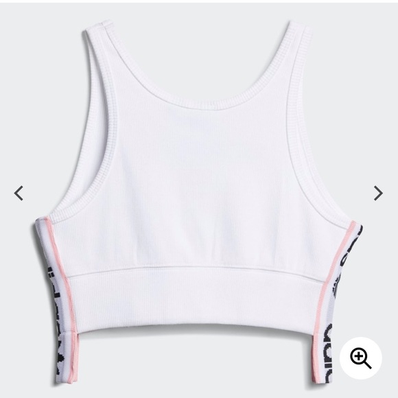 Adidas CROPPED RIBBED BRA TOP Falcon crop Kylie - Picture 2 of 7